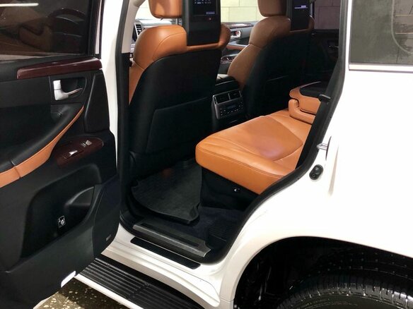 2013 Lexus LX 570 III Рестайлинг, белый - вид 9