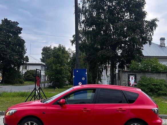 2006 Mazda 3 I (BK) Рестайлинг, красный - вид 4