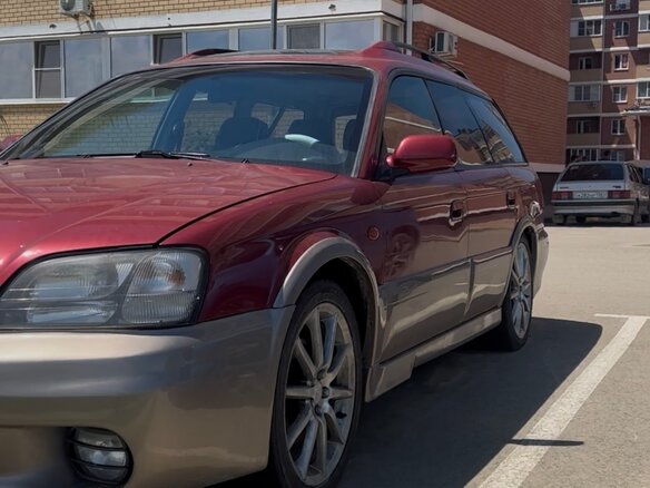 1999 Subaru Outback II, красный - вид 5