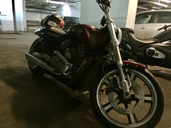 2009 Harley-Davidson V-Rod Muscle, красный - вид 6