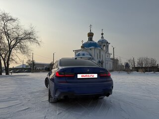 2019 BMW 3 серии 320d VII (G2x), синий, 4500000 рублей, вид 4