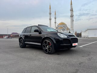 2006 Porsche Cayenne Turbo I (955), чёрный, 1600000 рублей, вид 2