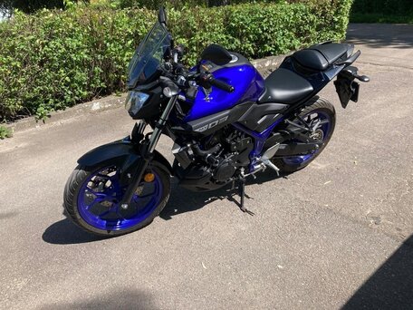 2019 Yamaha MT-03, синий, 470000 рублей, вид 1
