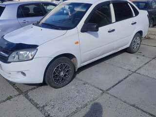 2013 Lada (ВАЗ) Granta I, белый, 410000 рублей, вид 3