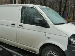 2010 Volkswagen Transporter T5 Рестайлинг, белый, 1100000 рублей