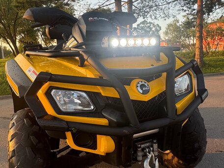 2012 BRP Can-Am Outlander 500, жёлтый, 700000 рублей, вид 3