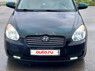 2006 Hyundai Verna II, чёрный, 299999 рублей, вид 4