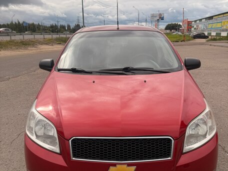 2010 Chevrolet Aveo I Рестайлинг, красный, 410000 рублей, вид 2