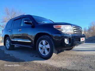 2012 Toyota Land Cruiser 200 Series Рестайлинг 1, чёрный, 3400000 рублей, вид 3