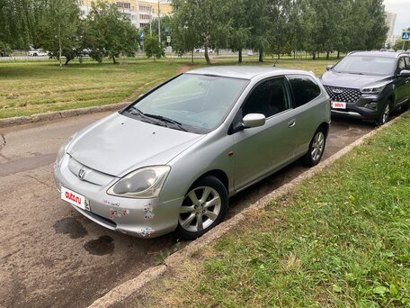 2001 Honda Civic VII, серебристый, 230000 рублей, вид 1