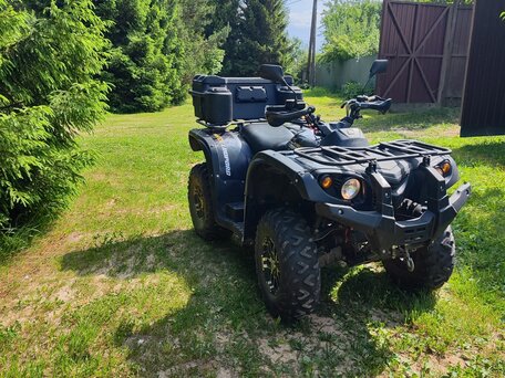 2016 Stels ATV-600YS Leopard, чёрный, 510000 рублей, вид 1