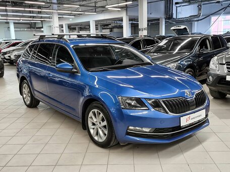 2019 Skoda Octavia III (A7) Рестайлинг, синий, 1630000 рублей, вид 2