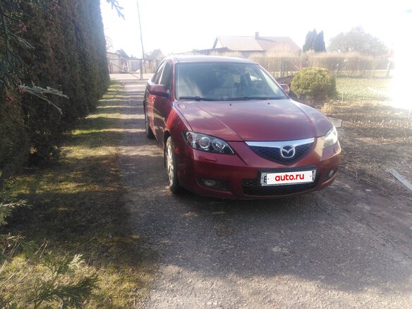 2008 Mazda 3 I (BK) Рестайлинг, красный, 589000 рублей - вид 3