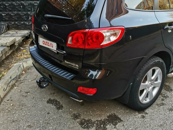 2008 Hyundai Santa Fe II, чёрный, 1650000 рублей - вид 7
