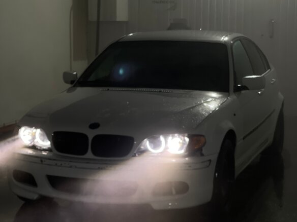 1999 BMW 3 серии 318i IV (E46), белый, 830000 рублей - вид 1