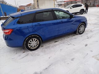 2021 Lada (ВАЗ) Vesta SW I, синий, 1200000 рублей, вид 2