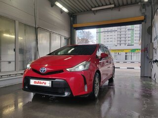 2014 Toyota Prius Alpha I (ZVW40/41) Рестайлинг, красный, 1280000 рублей, вид 3