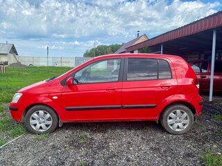 2004 Hyundai Getz I, красный, 410000 рублей, вид 4