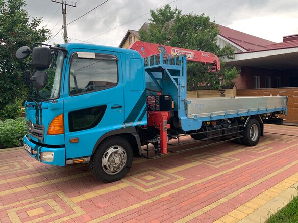 2005 Hino Series 500 (Ranger), голубой - вид 1