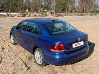 2018 Volkswagen Polo V Рестайлинг, синий, 740000 рублей, вид 5