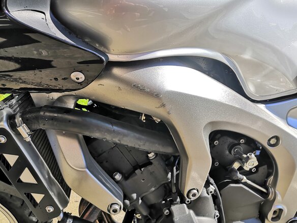2009 Yamaha FZ6, серый, 789000 рублей - вид 12