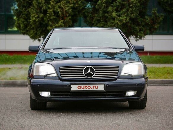 1998 Mercedes-Benz CL-Класс 600 I (C140), синий