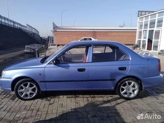 2007 Hyundai Accent ТагАЗ II, фиолетовый, 499000 рублей, вид 4