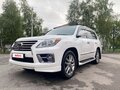 2013 Lexus LX 570 III Рестайлинг, белый, 4900000 рублей