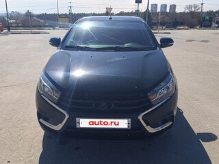 2019 Lada (ВАЗ) Vesta I, чёрный, 990000 рублей, вид 2
