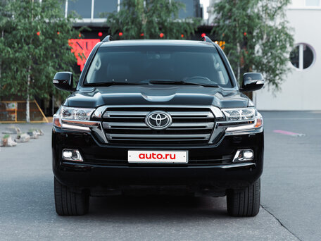 2019 Toyota Land Cruiser 200 Series Рестайлинг 2, чёрный, 6170000 рублей, вид 5