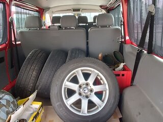 2005 Volkswagen Transporter Long T5, красный, 1200000 рублей, вид 4