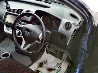 2009 Honda Stream II Рестайлинг, синий, 1300000 рублей, вид 5
