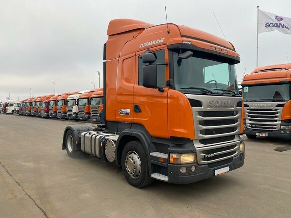 2018 Scania R-Series, оранжевый