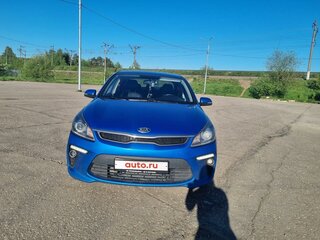 2017 Kia Rio IV, синий, 1400000 рублей, вид 3
