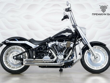 2018 Harley-Davidson Fat Boy, чёрный, 1899000 рублей, вид 1