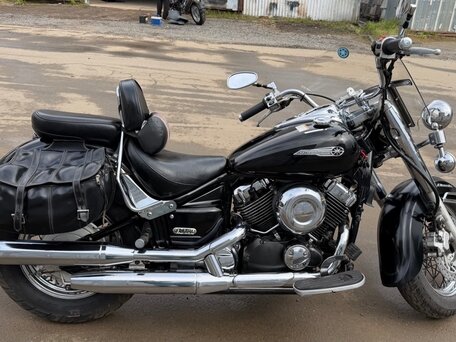2008 Yamaha XVS400 Drag Star, чёрный, 389000 рублей, вид 3