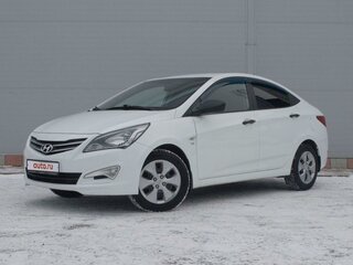 2015 Hyundai Solaris I Рестайлинг, белый, 1100000 рублей, вид 1