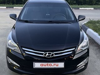 2016 Hyundai Solaris I Рестайлинг, чёрный, 1000000 рублей, вид 1