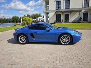 2018 Porsche Cayman III 718 (982), синий, 4890000 рублей, вид 3