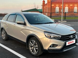 2018 Lada (ВАЗ) Vesta SW Cross I, бежевый, 1100000 рублей, вид 4