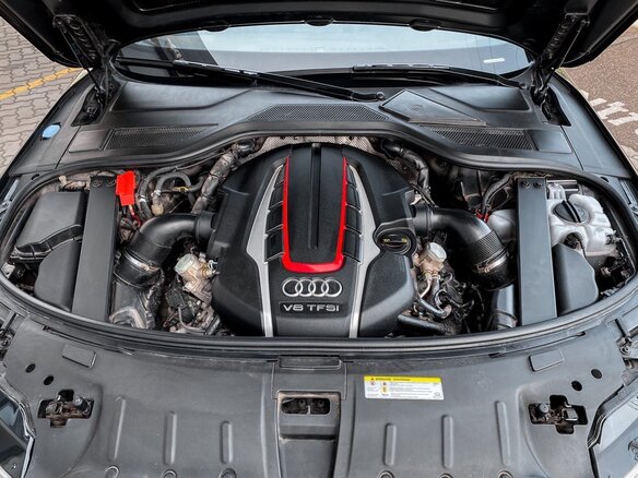 2016 Audi S8 III (D4) Рестайлинг, серый - вид 9