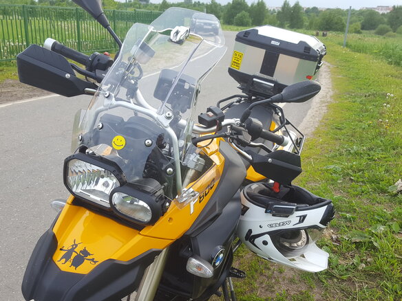 2008 BMW F 800 GS, жёлтый - вид 3