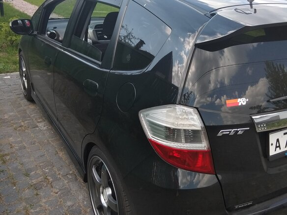 2008 Honda Fit II, чёрный - вид 10
