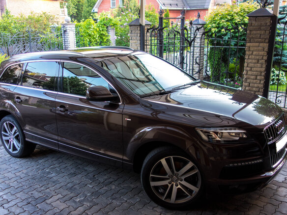 2012 Audi Q7 I (4L) Рестайлинг, коричневый - вид 1