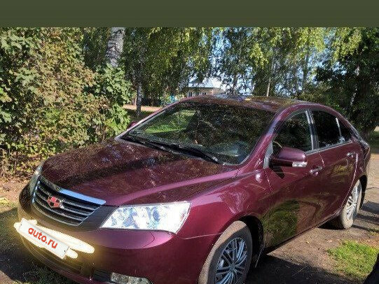 2013 Geely Emgrand EC7, красный