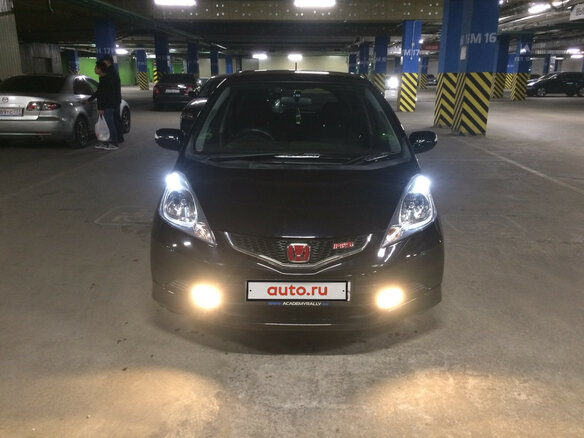 2008 Honda Fit II, чёрный - вид 1