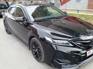 2021 Toyota Camry VIII (XV70), чёрный, 3600000 рублей, вид 3