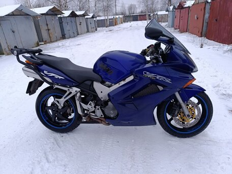 2002 Honda VFR 800, синий, 520000 рублей, вид 2
