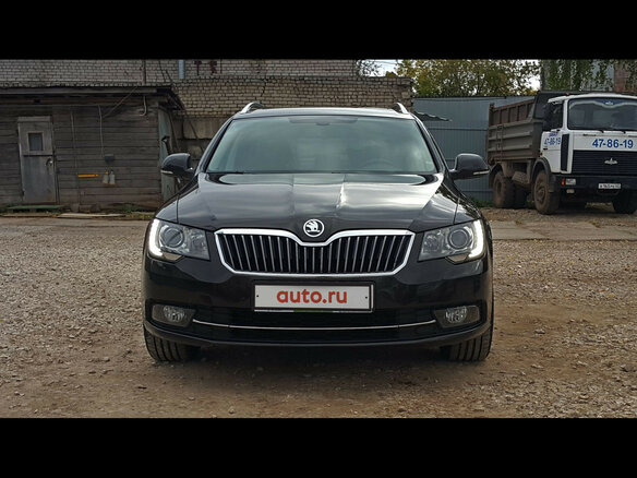 2014 Skoda Superb II Рестайлинг, коричневый - вид 7