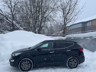 2012 Hyundai Santa Fe III, чёрный, 1795000 рублей, вид 3